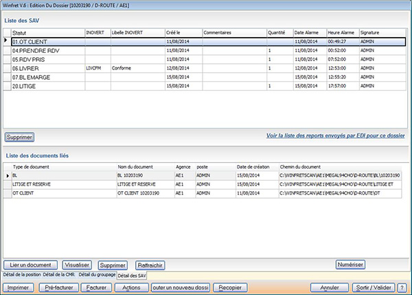 Gestion Electronique de Document - Affrètement Fluvial